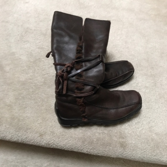 Winter Boots, leather upper, fur inside . - Picture 3 of 7
